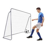 But De Football D'entraînement Avec Filet - Springos - Dimensions 240 X 170 Cm - Acier Multicolore