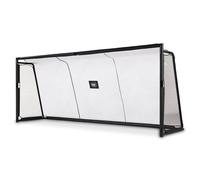 But De Football En Acier Robuste 500x200cm Pour Jardin Noir TU