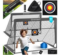 But de football enfant pop-up - KESSER - Set de 2 buts pliables - Barres en fibre de verre renforcées
