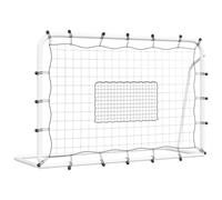 But De Football Et Filet 184x61x123 Cm Acier Et Polyester Vidaxl Vidaxl