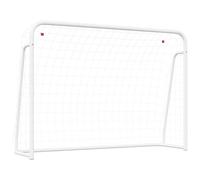But De Football Et Filet Blanc 214x75x152 Cm Acier Et Polyester Vidaxl Vidaxl