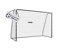 But de Football HUDORA Pro Tect Lite 300 - But de Jardin avec poteaux enrobés Une Utilisation extérieure - Montage Rapide grâce au système de clics - But Stable en Acier pour Enfants et Jeunes - Noir