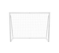 But de Football Keeper Goal De Foot - 2.4 m x 1.8 m - Léger, Transportable et Facile à Monter - Séances d'Entrainements, Jeux entres Amis, Mini Foot[Sardines, Pinces & Sac de Transport Inclus]