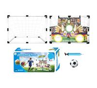 But de Football pour , Ensemble d'entraînement de Football réglable en Hauteur, 88 x 47 x 61 cm, Filet de Football, But de Football, Jeu de Sport Portable, pour Jardin, Aire de Jeux, Pratique