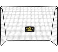But de football Umbro 300 x 120 x 205 cm - Grand but - Jouets de jardin pour enfants et adultes - Montage rapide - Objectif entraînement - Métal - Noir/Jaune