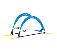 vidaXL Buts de football pour enfant pliables avec sac de transport 2 pcs 75,5x46x48 cm