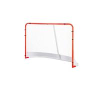VEVOR Filet de Hockey de Rue 183 x 122 cm, But de Hockey Intérieur et Extérieur en Tube d'Acier, Ensemble d'Entraînement de Hockey Portable et Léger, Assemblage Facile, pour Jeunes, Blanc/Rouge
