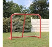 But De Hockey Rouge Et Blanc 183x71x122 Cm Polyester Vidaxl Vidaxl