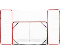 But de hockey VEVOR Filet de street hockey avec système anti-retour et cibles, but de street hockey Filet de hockey, 310 x 183 cm Kit de but d'entraînement Pro Hockey, but de hockey portable intérieur
