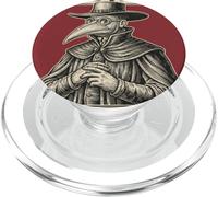 But Did You Try Leeches Dark Plague Doctor Satire PopSockets PopGrip pour MagSafe
