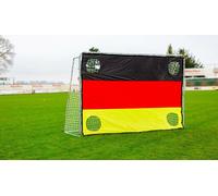 But en acier 3x2 m avec ballon et mur de tir allemand