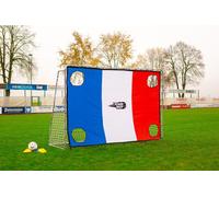 But en acier 3x2 m avec ballon et mur de tir français