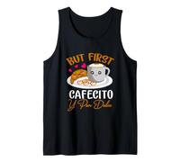 But First Cafecito Y Pan-Dulce Concha Mexicain Coffee Lover Débardeur