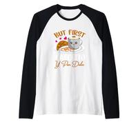 But First Cafecito Y Pan-Dulce Concha Mexicain Coffee Lover Manche Raglan