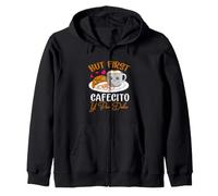 But First Cafecito Y Pan-Dulce Concha Mexicain Coffee Lover Sweat à Capuche