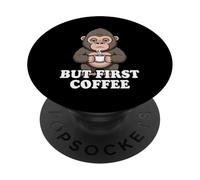 But First Coffee PopSockets PopGrip Adhésif