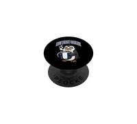 But First Coffee Sleepy Penguin Caffeine Lover PopSockets PopGrip Adhésif