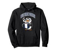 But First Coffee Sleepy Penguin Caffeine Lover Sweat à Capuche
