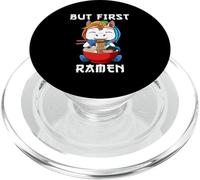 But First Ramen Cute Ramen Unicorn Kawaii Manga PopSockets PopGrip pour MagSafe