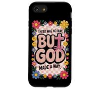 But God Pink Christian Floral Bow Teen Girls Écriture Femme Coque pour iPhone SE (2020) / 7/8