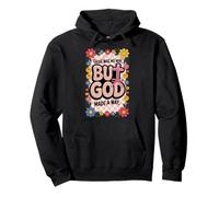 But God Pink Christian Floral Bow Teen Girls Écriture Femme Sweat à Capuche