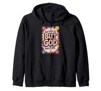 But God Pink Christian Floral Bow Teen Girls Écriture Femme Sweat à Capuche
