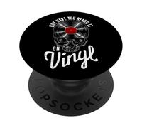 But Have You Heard It on Vinyl Collector Gothic Skull PopSockets PopGrip Adhésif