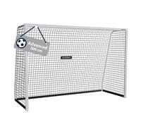 HUDORA But de Football Advanced 120/180/240/300 I pour Enfants/Adolescents & Adultes I But de Football pour Jardin I Résistant aux Intempéries & Stable avec Un Filet à Mailles Serrées