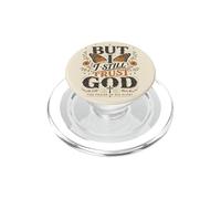 But I Still Trust God Christian Faith Papillon Floral PopSockets PopGrip pour MagSafe