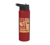 But My Jesus He Be Make Lemonade Stand Lemonade Stainless Steel Insulated Water Bottle