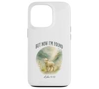 But Now I’m Found Luke 15:10 Watercolor Lamb Christian Coque pour iPhone 13 Pro