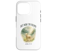 But Now I’m Found Luke 15:10 Watercolor Lamb Christian Coque pour iPhone 16 Pro