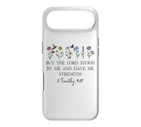 But The Lord Stood by Me and Gave Me Strength 2 Timothy 4:17 Coque pour iPhone Air