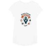 But Through Practice Occupational Therapy Motivational T-Shirt, Fille, Blanc, L