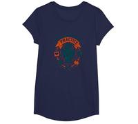 But Through Practice Occupational Therapy Motivational T-Shirt, Fille, Bleu Marine, L