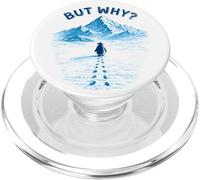 But Why - Pingouin nihiliste - Sublimation PopSockets PopGrip pour MagSafe