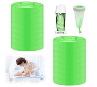 BUTBU 16 Recharge Poubelle a Couche, Sac Poubelle Couche, Excellente Résistance aux Odeurs et à la Casse, Bebe Recharge Sac Garbage can Layer Compatible Avec la Plupart des Seaux à Layer