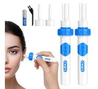 BUTBU 2PCS Nouveaux Aspirateur Oreille Cerumen, Nettoyant Oreille, Nettoyeur Oreilles pour Adulte Enfant, Aspirateur d'oreille Aspirateur électrique Kit Avec Tête de Rechange,Pour Bebe, Adulte