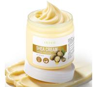 BUTBU Beurre de Karité Bio, 227g Beurre de Karité Brut Pur, Hydra-tant Naturel pour Visage, Corps, Cheveux, Nourrit en Profondeur et Hydrate Longue Durée, Adapté à Tous Types de Peaux