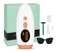 BUTBU Épilateurs à lumière pulsée, Epilateur à LumièRe PulséE IPL, 5 Niveaux D'énergie, 2 Modes, 999,990 Flashes, Appareil d'épilation Pour Femme Et Homme, Corps, Visage, Aisselles, Maillot