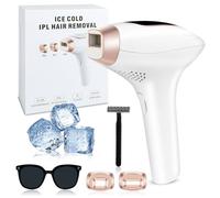BUTBU Épilateurs à lumière pulsée, Épilation au laser IPL avec Fonction de Refroidissement, 9 Niveaux D'énergie et 3 Fonctions HR/SC/RA, 2 Modes, Appareil d'épilation pour Hommes, Femmes, Corps