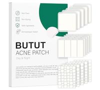 BUTBU Lot de 256 Patch Boutons Acne, Grands Patchs d'acné à Butons, Invisibles Naturel Hydrocolloïde Pimple Patch Jour et Nuit, pour Soin de la Peau Dissimuler les Imperfections et Eliminer L'acné
