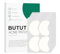 BUTBU Lot de 40 Patch Boutons Acne, Grands Patchs d'acné à Butons, Invisibles Naturel Hydrocolloïde Pimple Patch Jour et Nuit, pour Soin de la Peau Dissimuler les Imperfections et Eliminer L'acné