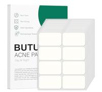 BUTBU Lot de 80 Patch Boutons Acne, Grands Patchs d'acné à Butons, Invisibles Naturel Hydrocolloïde Pimple Patch Jour et Nuit, pour Soin de la Peau Dissimuler les Imperfections et Eliminer L'acné