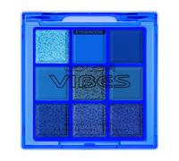 BUTBU Palette de Fards à Paupières, Palette Ombre à Paupières 9 Couleurs Brillant Mat Bleu, Professional Makeup Palette de Fards à Paupières Ultimate Shadow, Imperméable, Longue durée