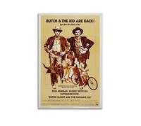 Butch Cassidy et The Sundance Kid Poster décoratif vintage sur toile pour salon, chambre à coucher, 60 x 90 cm, sans cadre