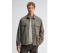 Butcher of Blue Dan Cotton Overshirt Dk. Granite Green Taille: S | Casual chemises Outlet | Homme | Vert