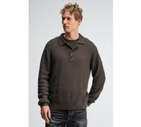 Butcher of Blue Galway Polo Ls Mocha Brown Taille: L | Pulls Outlet | Homme | Marron