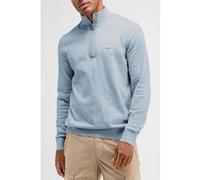 Butcher of Blue Lt Clifden Half Zip Lagoon Blue Taille: S | Pulls col roulé Outlet | Homme | Bleu