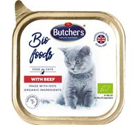 BUTCHER'S BIO foods 85 g de pâtée au bœuf pour chats